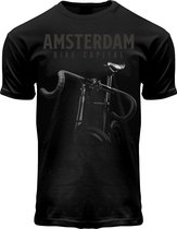 Fox Originals Black Bike Amsterdam Heren T-shirt maat XXL