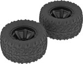 AR550014 Copperhead MT Tire/Wheel Glued Black (2)