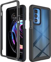 Motorola Edge 20 Pro Hoesje Volledig Schokbestendig Cover Zwart