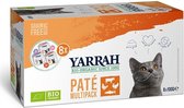 Yarrah organic kat multipack pate zalm / kalkoen / rund (8X100 GR)