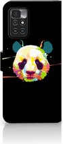 Telefoontas Xiaomi Redmi 10 | Redmi Note 11 4G Hoesje ontwerpen Panda Color Sinterklaas Cadeautje