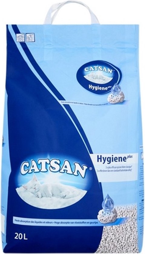 Catsan Hygiene Plus Kattenbakvulling - 20 liter | bol.com