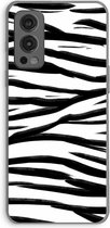 Case Company® - OnePlus Nord 2 5G hoesje - Zebra pattern - Soft Case / Cover - Bescherming aan alle Kanten - Zijkanten Transparant - Bescherming Over de Schermrand - Back Cover