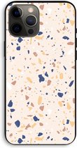 Case Company® - iPhone 12 Pro Max hoesje - Terrazzo N°23 - 100% Biologisch Afbreekbaar - Duurzaam - Biodegradable Soft Case - Milieuvriendelijke Print op Achterkant - Zwarte Zijkanten - Besch