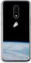 CaseCompany® - OnePlus 7 hoesje - Alone in Space - Soft Case / Cover - Bescherming aan alle Kanten - Zijkanten Transparant - Bescherming Over de Schermrand - Back Cover