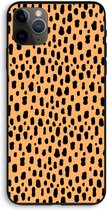 CaseCompany® - iPhone 11 Pro Max hoesje - Panter - 100% Biologisch Afbreekbaar - Duurzaam - Biodegradable Soft Case - Milieuvriendelijke Print op Achterkant - Zwarte Zijkanten - Bescherming O