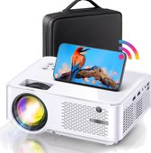 LED-projector - Android 10.0 - WIFI - Full HD 1080P - 300inch grootbeeldprojector - Thuisbioscoop - Smart Video Beamer - Projector met tas