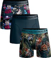 Muchachomalo-3-pack onderbroeken voor mannen-Elastisch Katoen-Boxershorts - Maat XXL