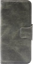 Shop4 - Samsung Galaxy A03s Hoesje - Wallet Case met Pasjeshouder Cabello Groen