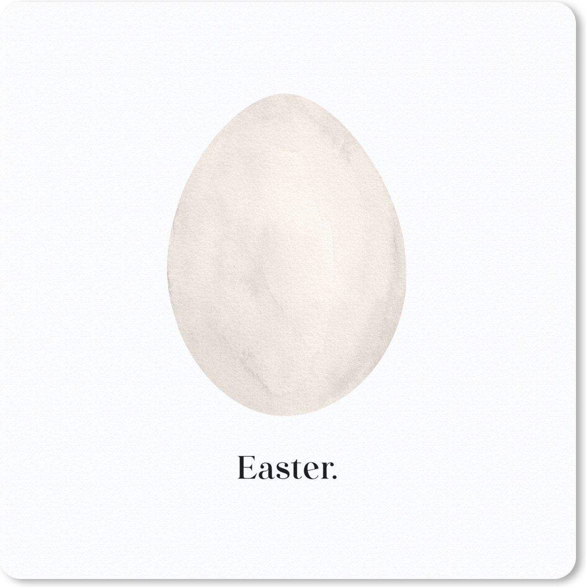 Muismat 30x30 cm - Mousepad Quotes - Paasei - Easter - Spreuken - Muismatten