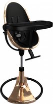 Bloom kinderstoel - Fresco Chrome Rosegold / Midnight Black Compleet