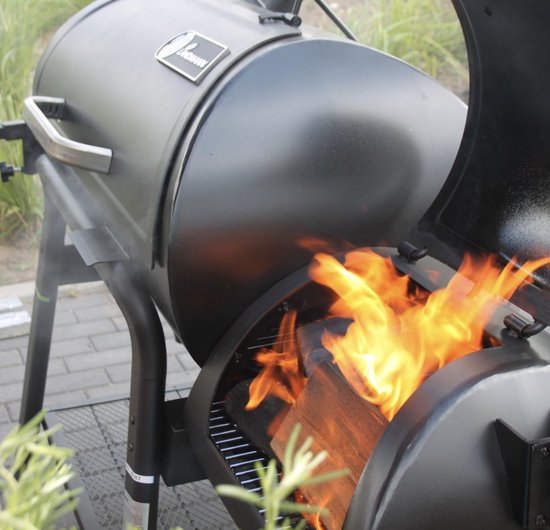 Grillchef Tennesee 100 Smokerbarbecue - zwart van Grillchef — afbeelding 4
