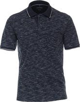 Casa Moda - Polo Melange Donkerblauw - 4XL - Regular-fit