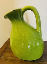 Decoratieve vaas - groen - L18xB18xH26cm
