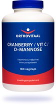 Orthovitaal - Cranberry/Vit C/D-Mannose - 180 vegicaps - Overig - vegan - voedingssupplement