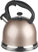 Altom Design Bruce fluitketel RVS metallic beige 3 Liter - waterketel - geschikt voor alle warmtebronnen -