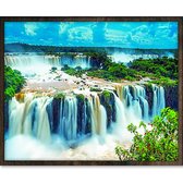 Eagle® Diamond Painting Volwassenen - Niagarawatervallen - Waterval - 50x40cm - Vierkante Steentjes