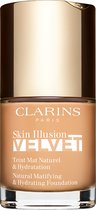 Clarins Foundation Skin Illusion Velvet Natural Matifying & Hydrating Foundation 108W Sand