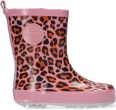 Regenlaarzen | Meisjes | leopardo pink | Textiel | Shoesme | Maat 22