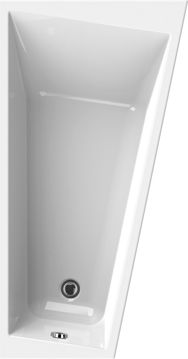 Ligbad Allibert Spacy 170x90 cm Rechts Asymmetrisch