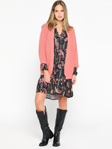 LOLALIZA Gebreide cardigan - Roze - Maat L/XL