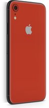 iPhone XR Skin Mat Rood - 3M Sticker