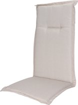 Katoenen Stoelkussen 120x50x6 cm Beige
