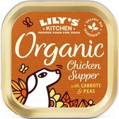 LILY DOG ORGANIC CHICK SUP 11X150GR