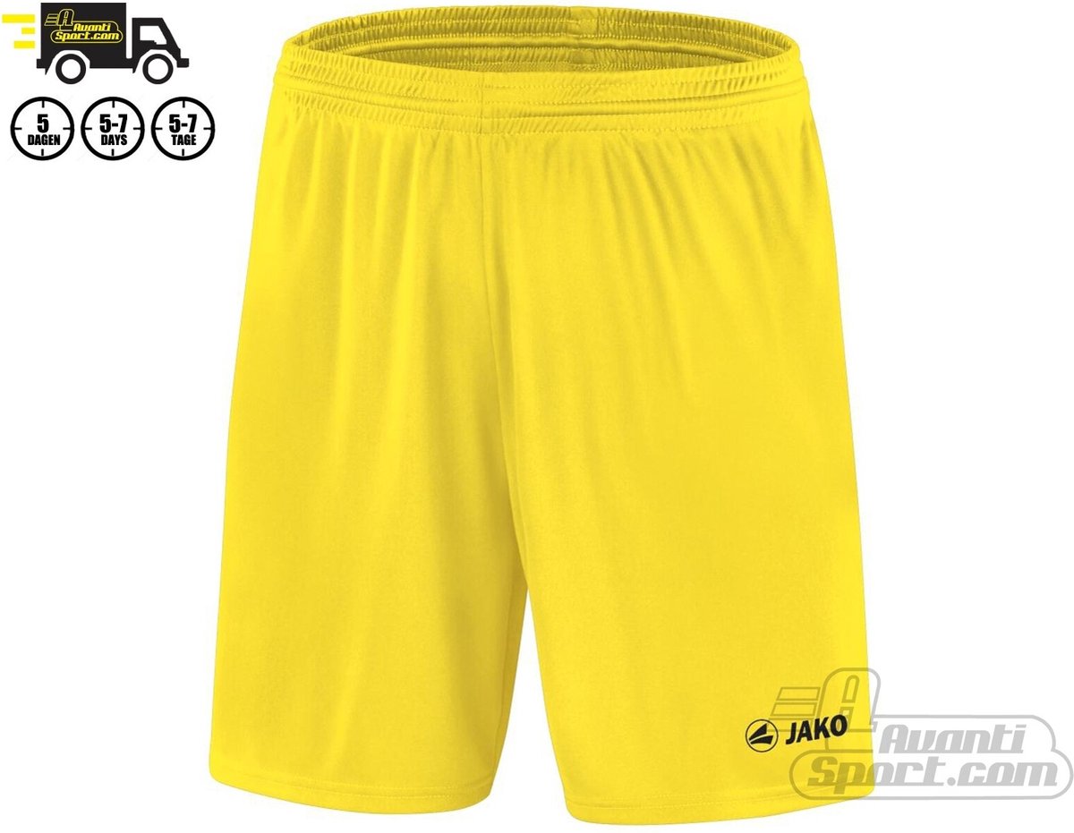 Jako Short Manchester Kort Geel - Maat M