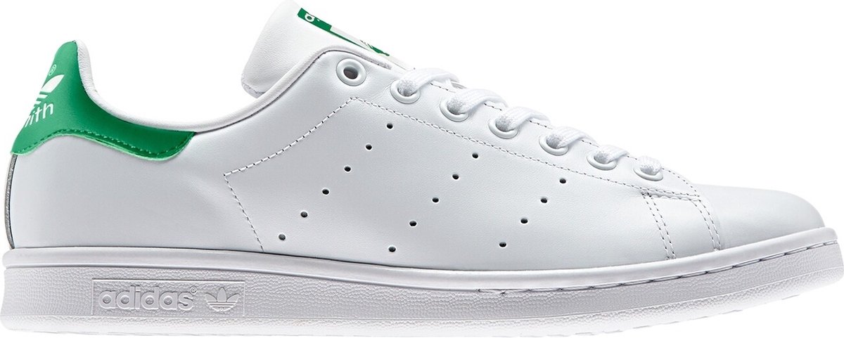 adidas Stan Smith Sneakers - White/Core White/Green - 2/3 bol.com