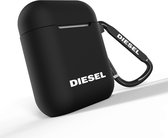 Diesel Siliconen Hoesje Geschikt voor Apple AirPods 1 - Zwart