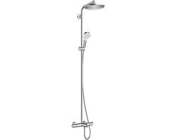 Foto: Hansgrohe crometta s showerpipe 240 1jet met badthermostaat chroom