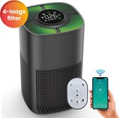 Marbey® Luchtreiniger met Actieve Koolstoffilter – Smart App & Voice Control - Luchtzuiveraar Air Purifier met HEPA Filter
