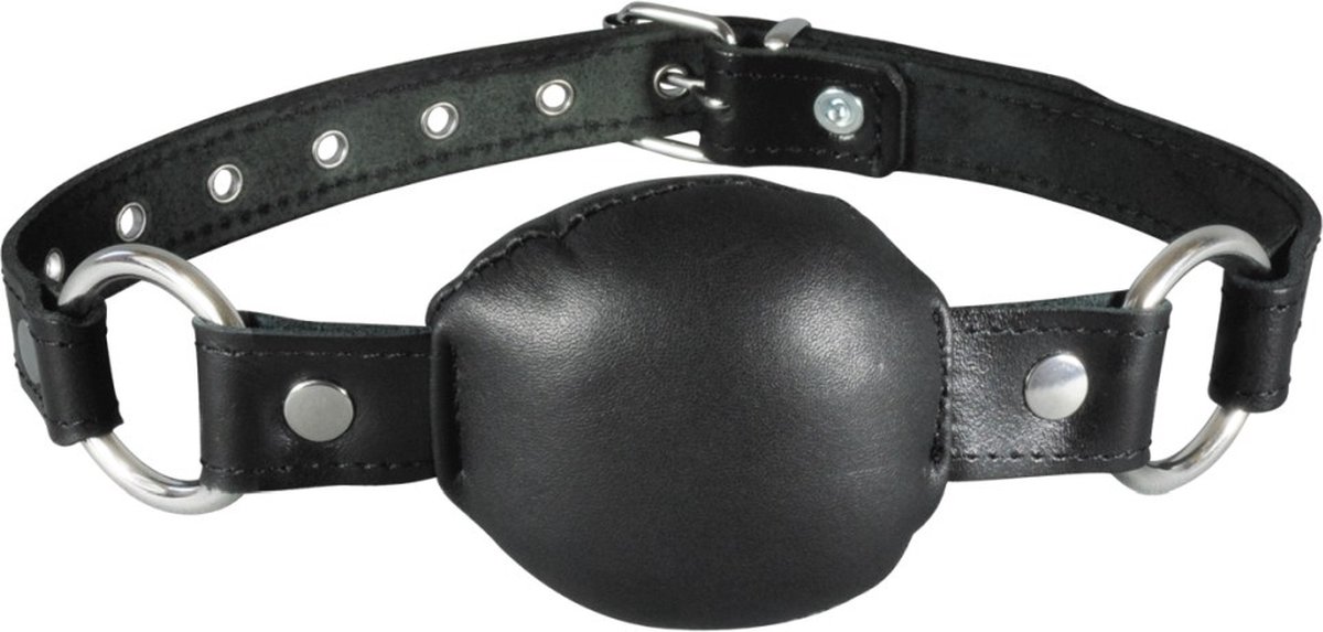 Goedkoopste XX-Dreamtoys – Lederen Ball Gag – Zwart