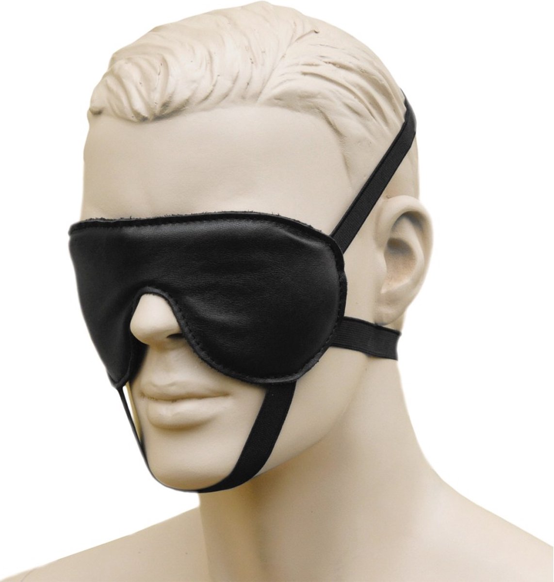 Goedkoopste XXDREAMSTOYS Masker/Blinddoek Leather eye mask Zwart