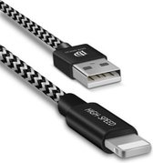 Dux Ducis Fast Charging USB Naar Apple Lightning Kabel  2 Meter 2.1A  iPhone kabel  - Geschikt voor Apple iPhone 6,7,8,9,X,XS,XR,11,12,13 - iPhone oplader kabel - iPhone lader - Li
