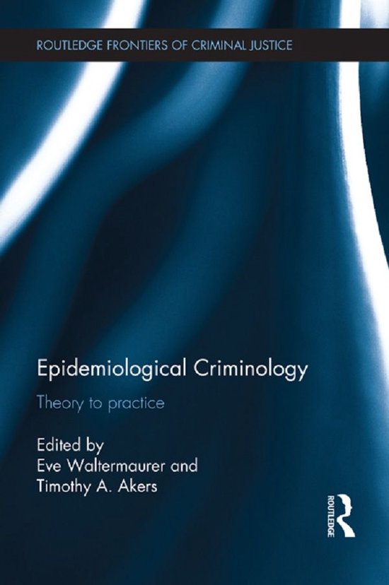 Epidemiological Criminology - cover