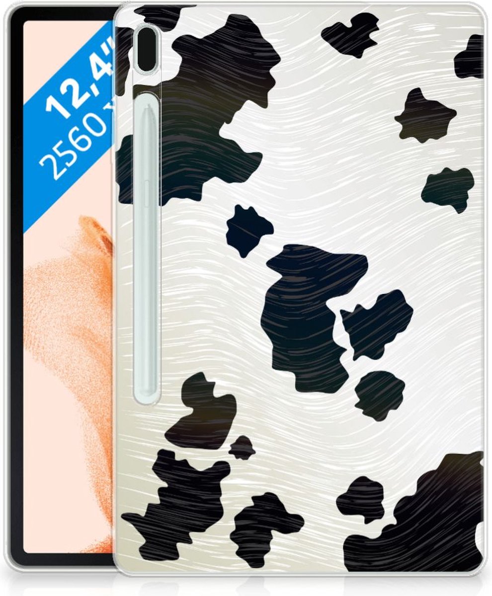 Samsung Galaxy Tab S7FE Back Case Koeienvlekken