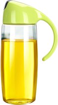 Lekvrije Olijfolie Fles 500ml - Voor Serveren Van Sauzen, Dranken, Oliën - Schenkkan - Lekvrij - Met Schenktuit - Verdikt Glas