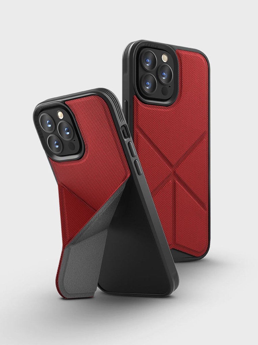 UNIQ Transforma Back Cover hoesje met MagSafe voor Apple iPhone 13 Pro Max - Rood