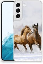 Smartphone hoesje Geschikt voor Samsung Galaxy S22 Plus TPU Case Paarden