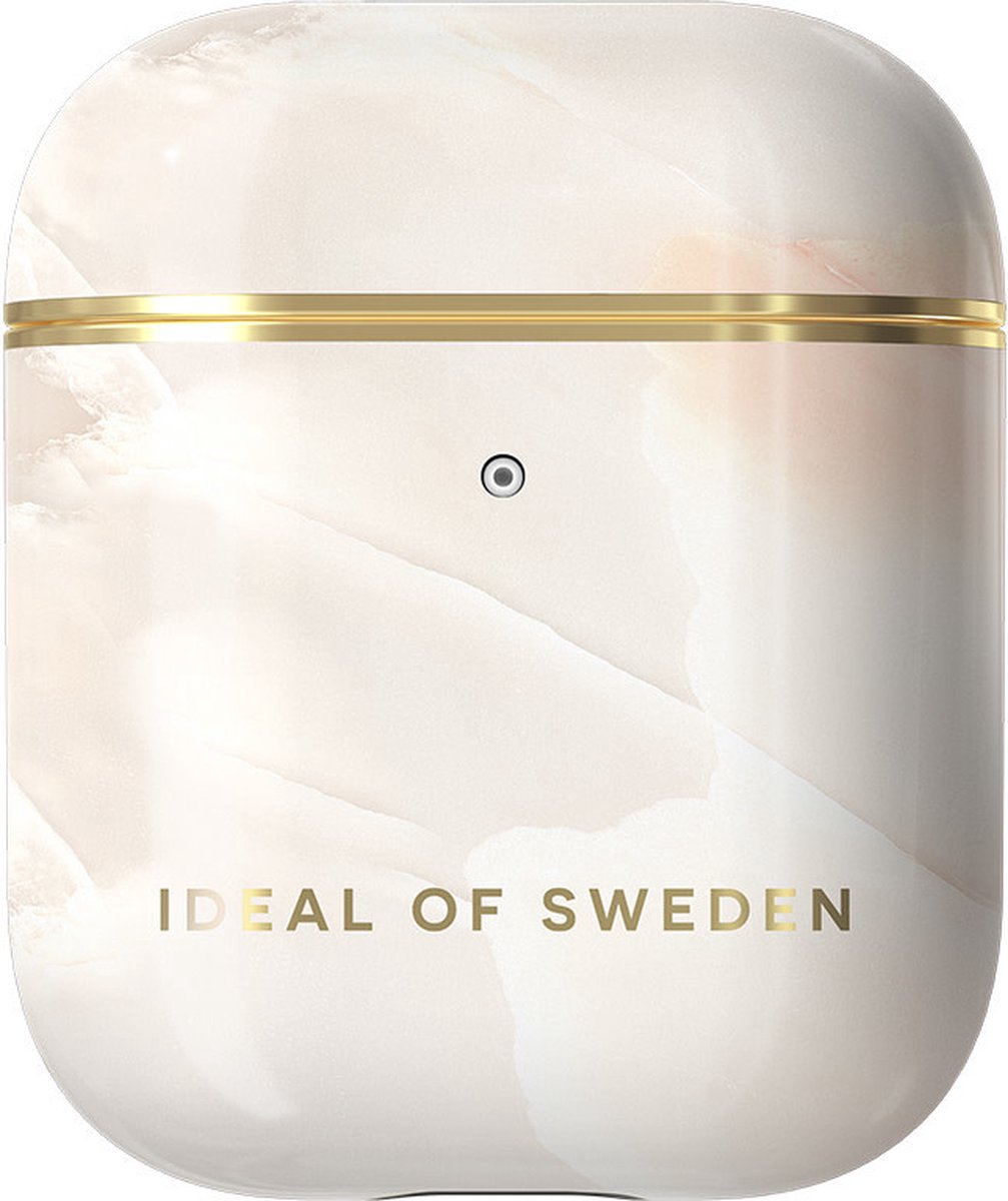 iDeal of Sweden Airpods - Airpods 2 hoesje - Rose Pearl Marble