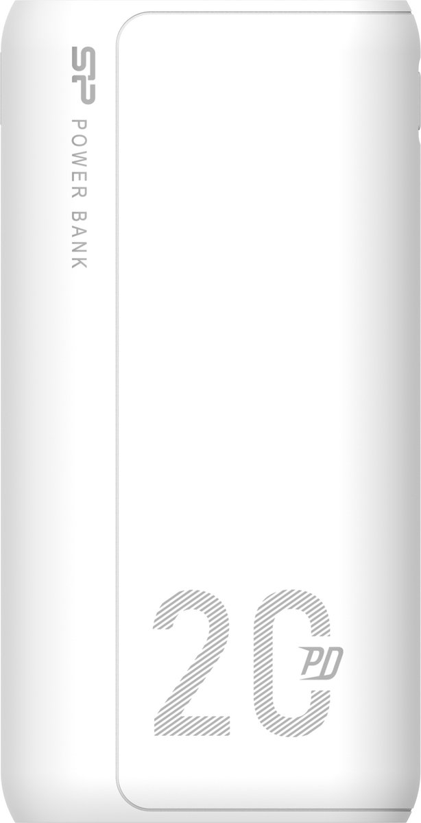 Silicon Power QS15 20000mAh Power Bank | Lithium-Polymeer | Wit