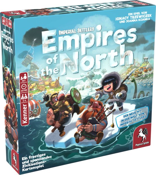 Thumbnail van een extra afbeelding van het spel Pegasus Spiele Empires of the North Board game Travel/adventure