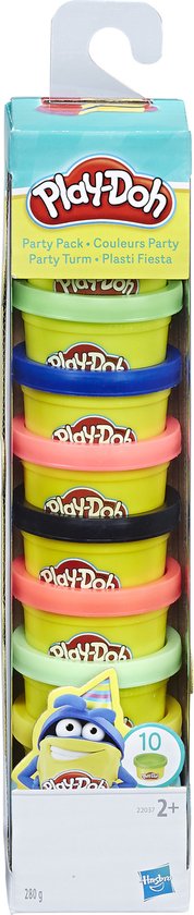 Play Doh Party Pack - Boetseerklei met 10 potjes in diverse kleuren
