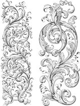 Cling Stamps Baroque (CMS400)
