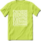 Exchange - Crypto T-Shirt Kleding Cadeau | Dames / Heren / Unisex | Bitcoin / Ethereum shirt | Grappig Verjaardag kado | Tshirt Met Print | - Groen - L