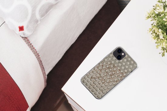 Coque iPhone 13 mini - Rouille - Clous - Fer - Siliconen