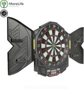 MoreLife Electronisch Dartbord - Dartbord voor kinderen en volwassenen - Geschikt voor 8 spelers - Inclusief Dartpijlen - Afsluitbaar Electronisch Dartbord - Dartboard - Electric D