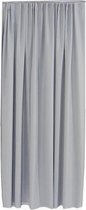 MAROYATHOME - George - Gordijn - Zeer goed Verduisterend en Isolerend - met Plooiband - 150x250 cm - Licht Grijs Wit